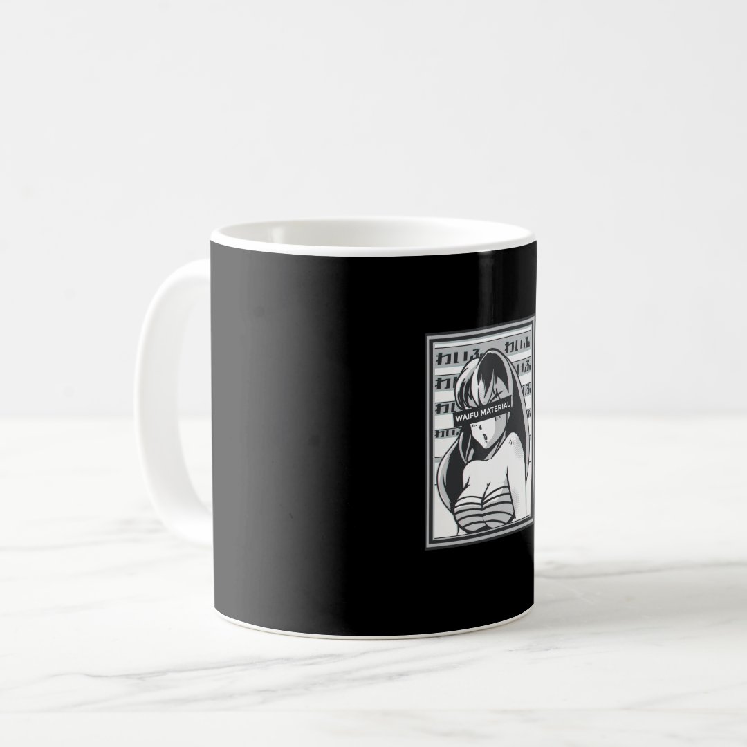 Waifu material anime coffee mug Anime Kupa Bardak Modern Anime Baskılı Kupa