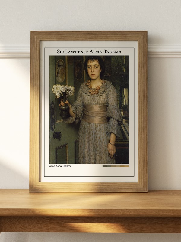 Sir Lawrence Alma-Tadema Anna Alma Tadema Poster - En İyi Fiyatlarla