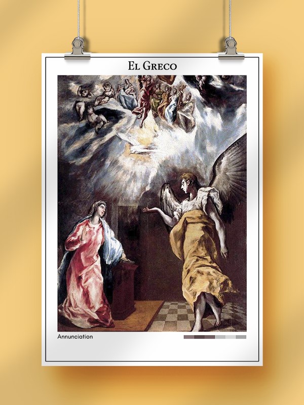 El Greco Annunciation Poster