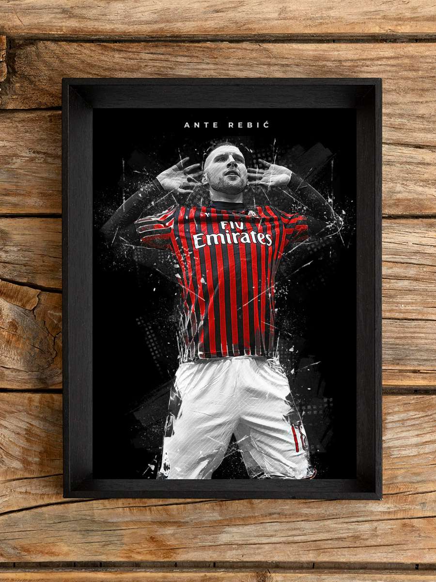 Ante Rebic Futbol Poster Çerçevesiz Yüksek Kalite Futbolcu Duvar Poster