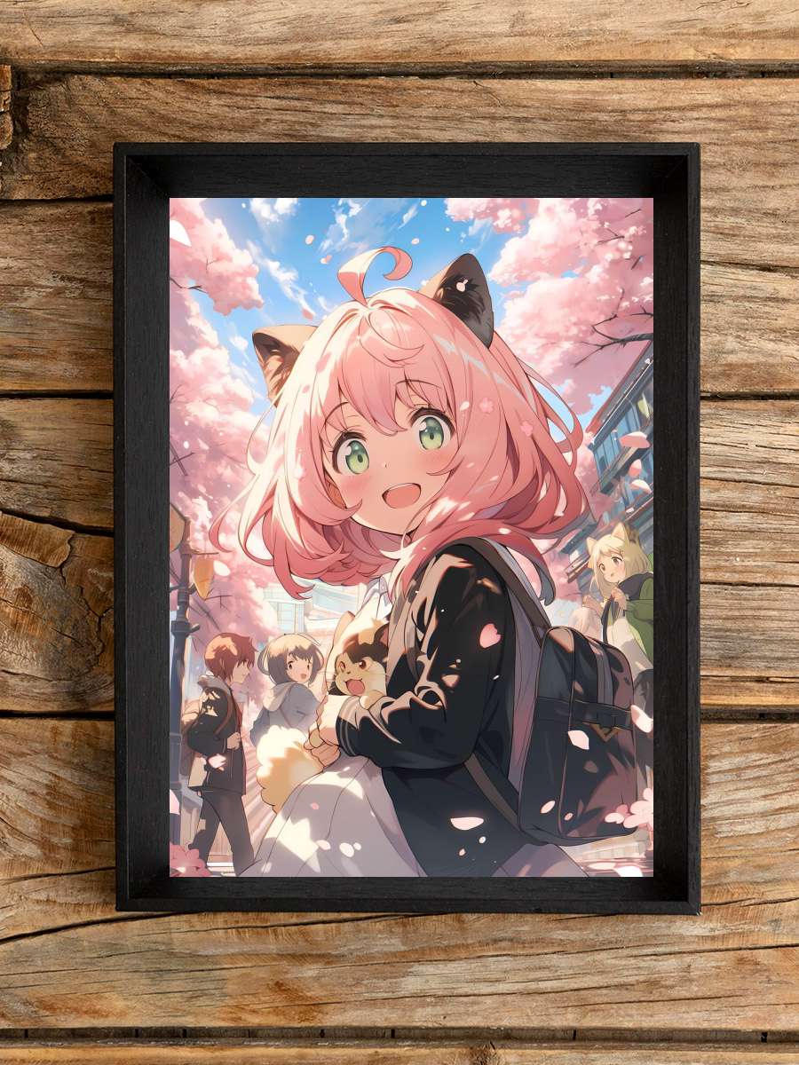 Anya Forger Kawaii Cute Anime Poster Çerçevesiz Yüksek Kalite Anime Duvar Poster