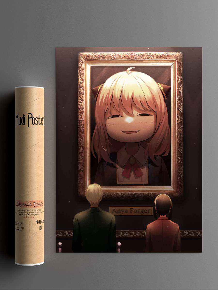 anya Anime Poster Çerçevesiz Yüksek Kalite Anime Duvar Poster