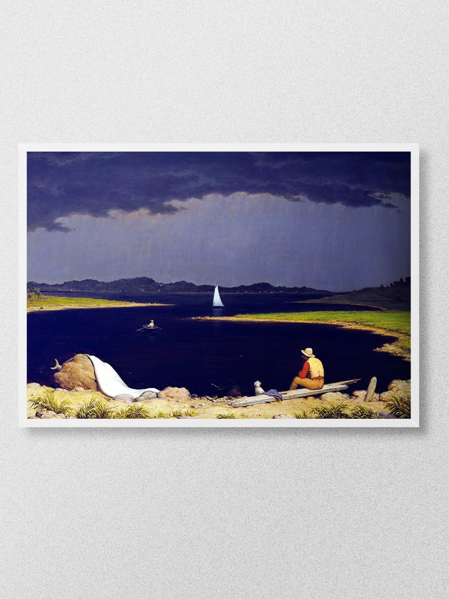 Approaching Thunder Storm Tablo Sanatsal Ünlü Ressam Poster Çerçevesiz Yüksek Kalite Poster