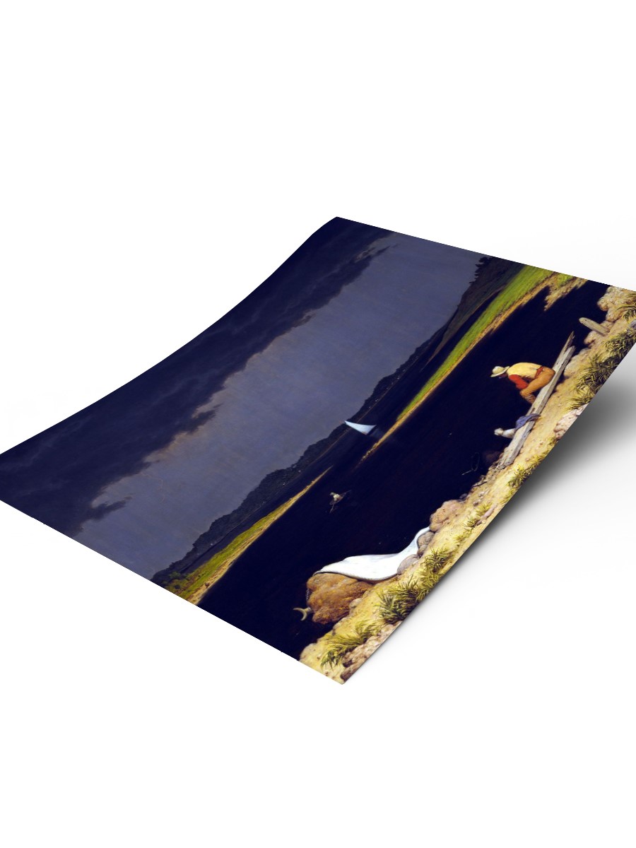 Approaching Thunder Storm Tablo Sanatsal Ünlü Ressam Poster Çerçevesiz Yüksek Kalite Poster