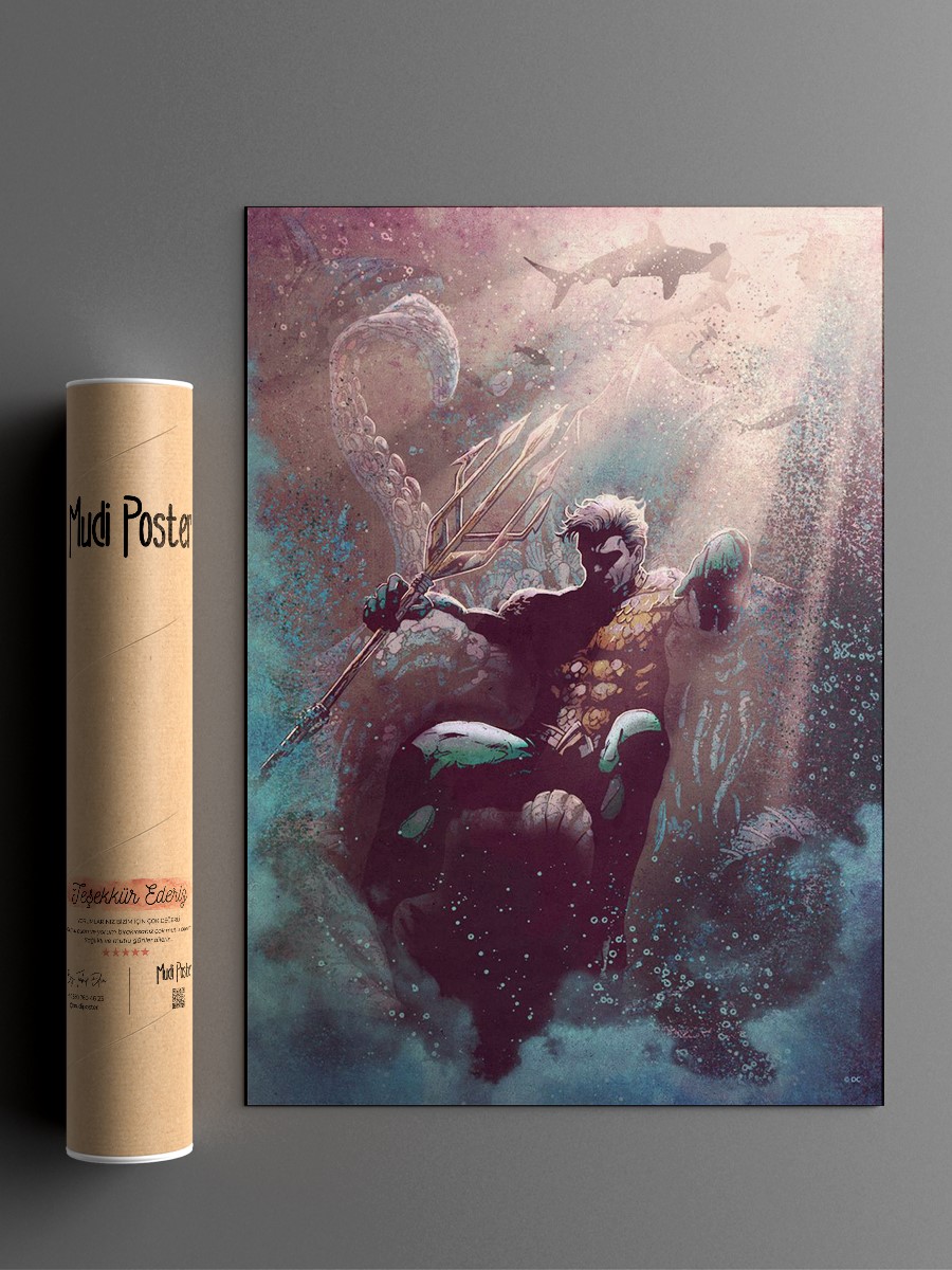 Aquaman  Poster, Çerçevesiz Tv Film Poster