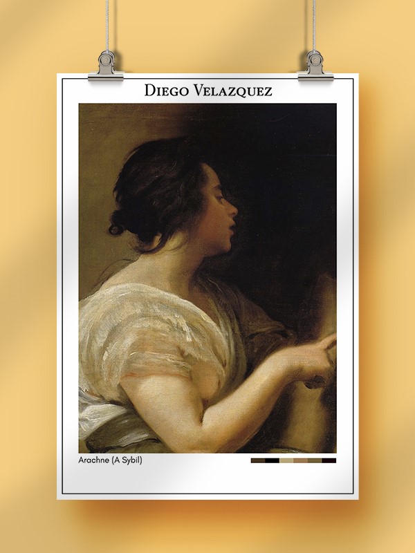 Diego Velazquez Arachne (A Sybil) Poster