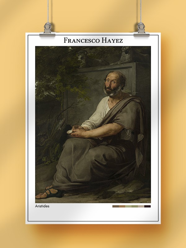 Francesco Hayez Aristides Poster