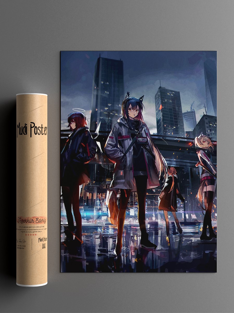 Arknights Anime Poster Çerçevesiz Yüksek Kalite Anime Duvar Poster