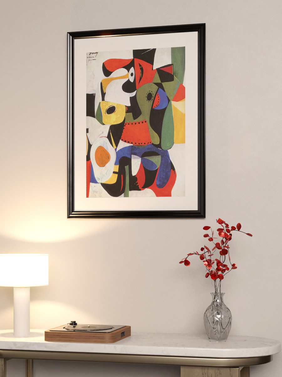 Arshile Gorky Untitled IV Tablo Sanatsal Ünlü Ressam Poster Çerçevesiz Yüksek Kalite Poster