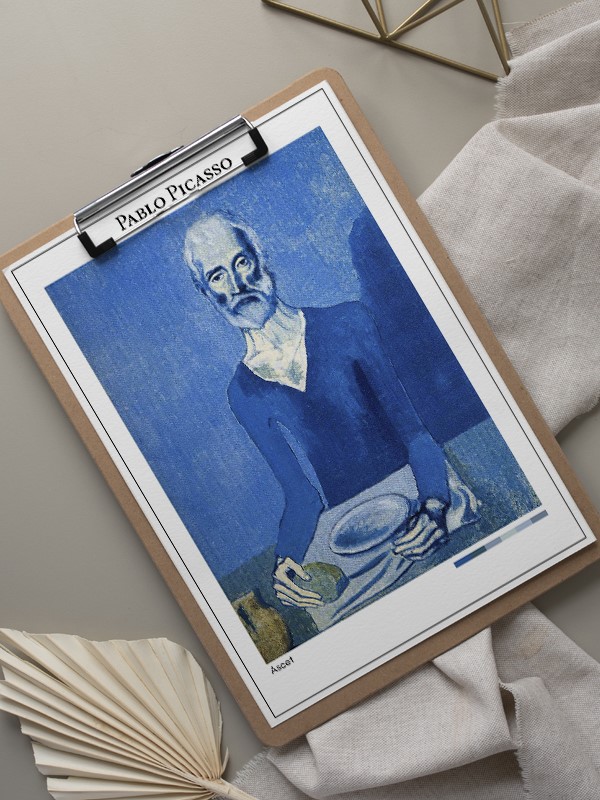 Pablo Picasso Ascet Poster