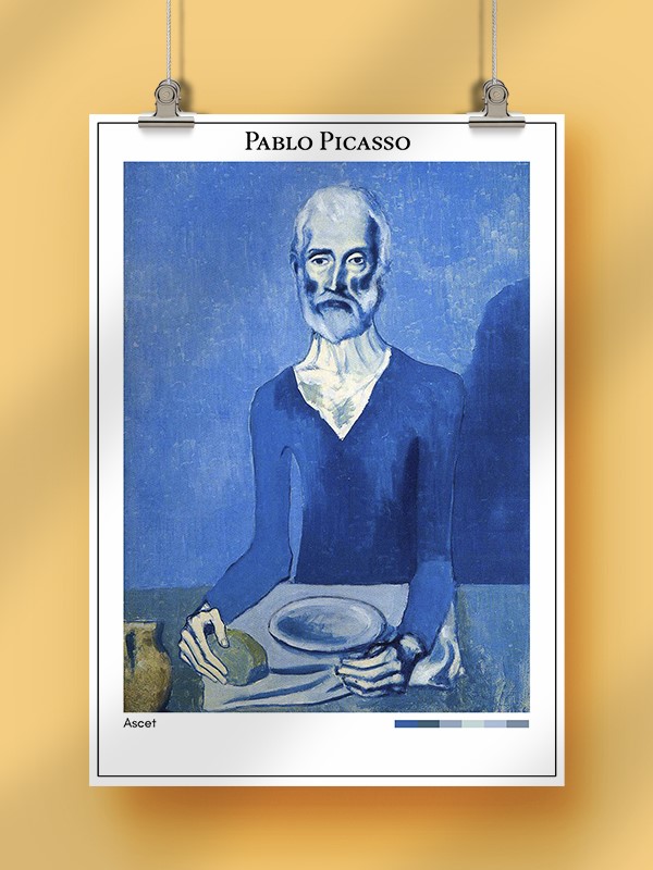 Pablo Picasso Ascet Poster