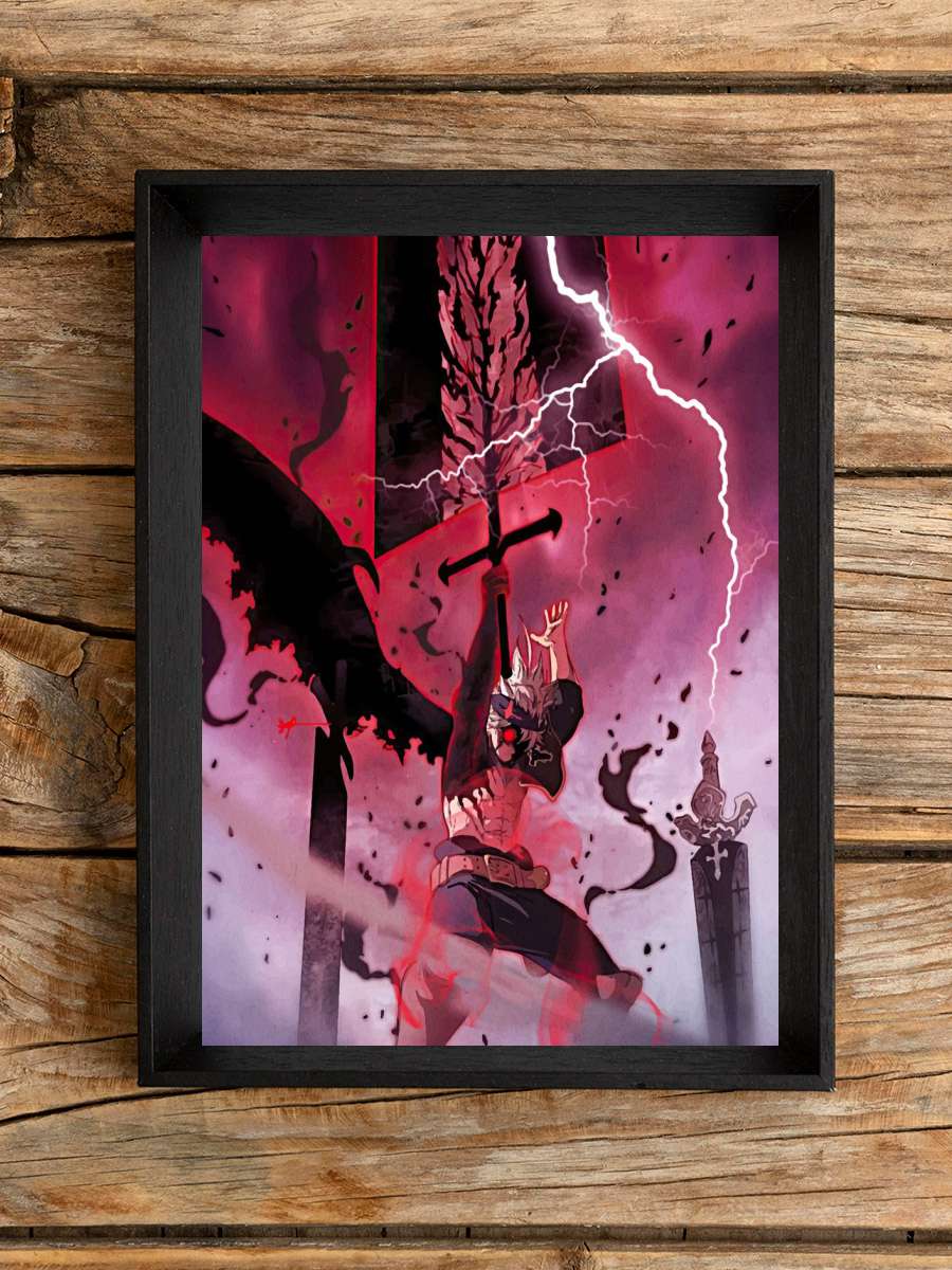 Asta Black Clover Anime Poster Çerçevesiz Yüksek Kalite Anime Duvar Poster