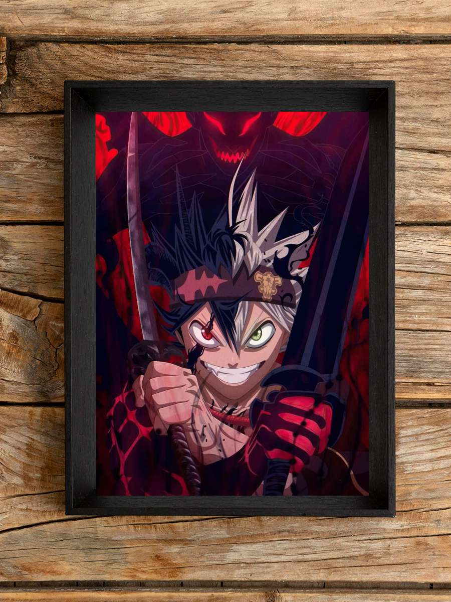 Asta Black Clover Anime Poster Çerçevesiz Yüksek Kalite Anime Duvar Poster