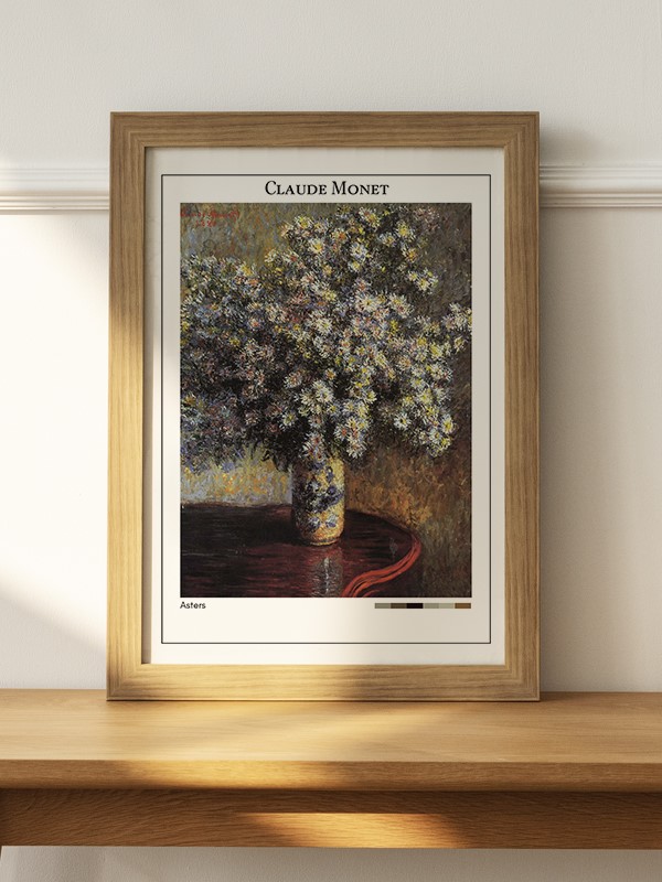 Claude Monet Asters Poster - En İyi Fiyatlarla