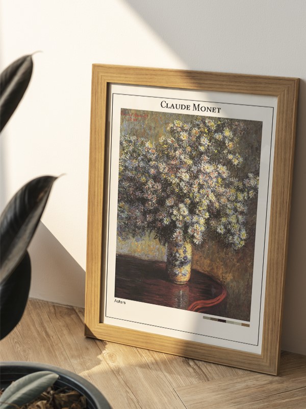 Claude Monet Asters Poster