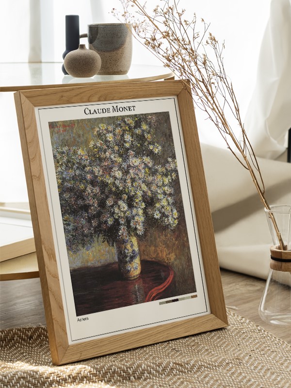 Claude Monet Asters Poster