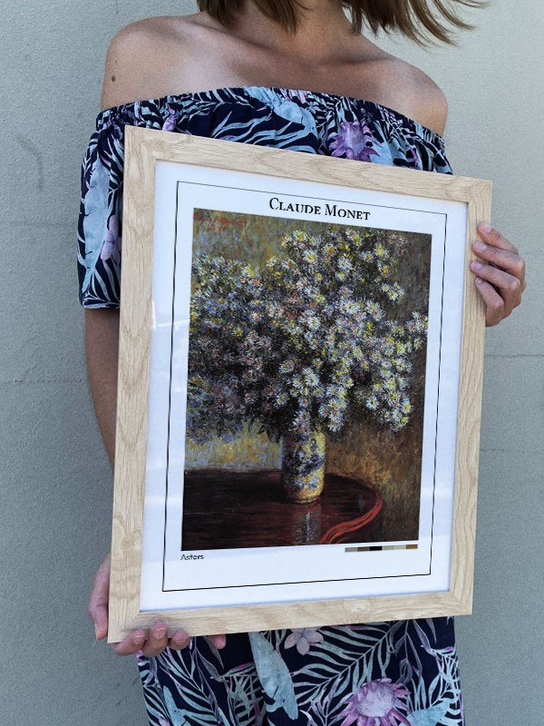 Claude Monet Asters Poster