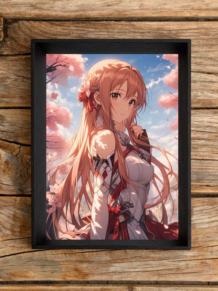 Asuna SAO Waifu Anime Poster Çerçevesiz Yüksek Kalite Anime Duvar Poster
