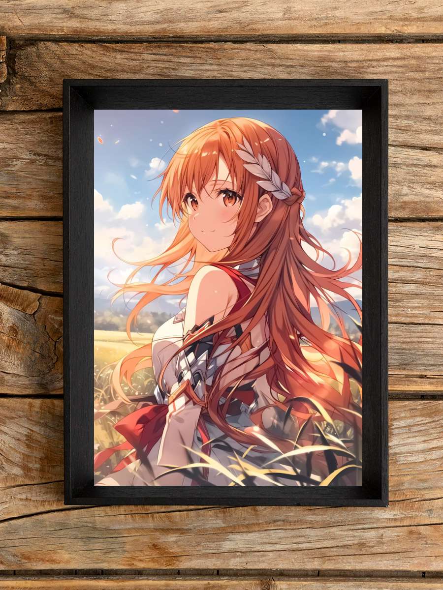 Asuna Sword Art Online Anime Poster Çerçevesiz Yüksek Kalite Anime Duvar Poster