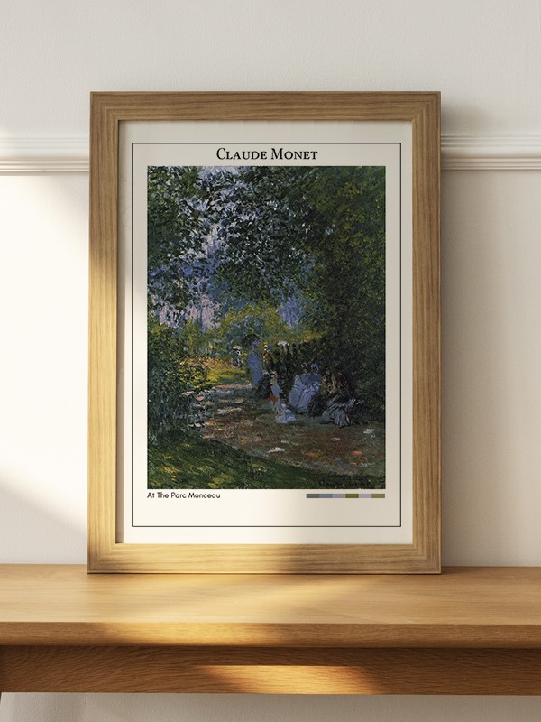 Claude Monet At The Parc Monceau Poster - En İyi Fiyatlarla