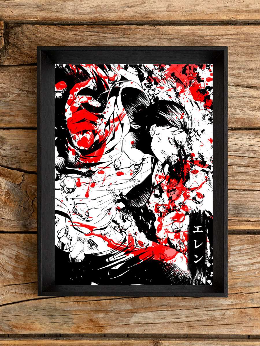 Attack on titan Anime Poster Çerçevesiz Yüksek Kalite Anime Duvar Poster
