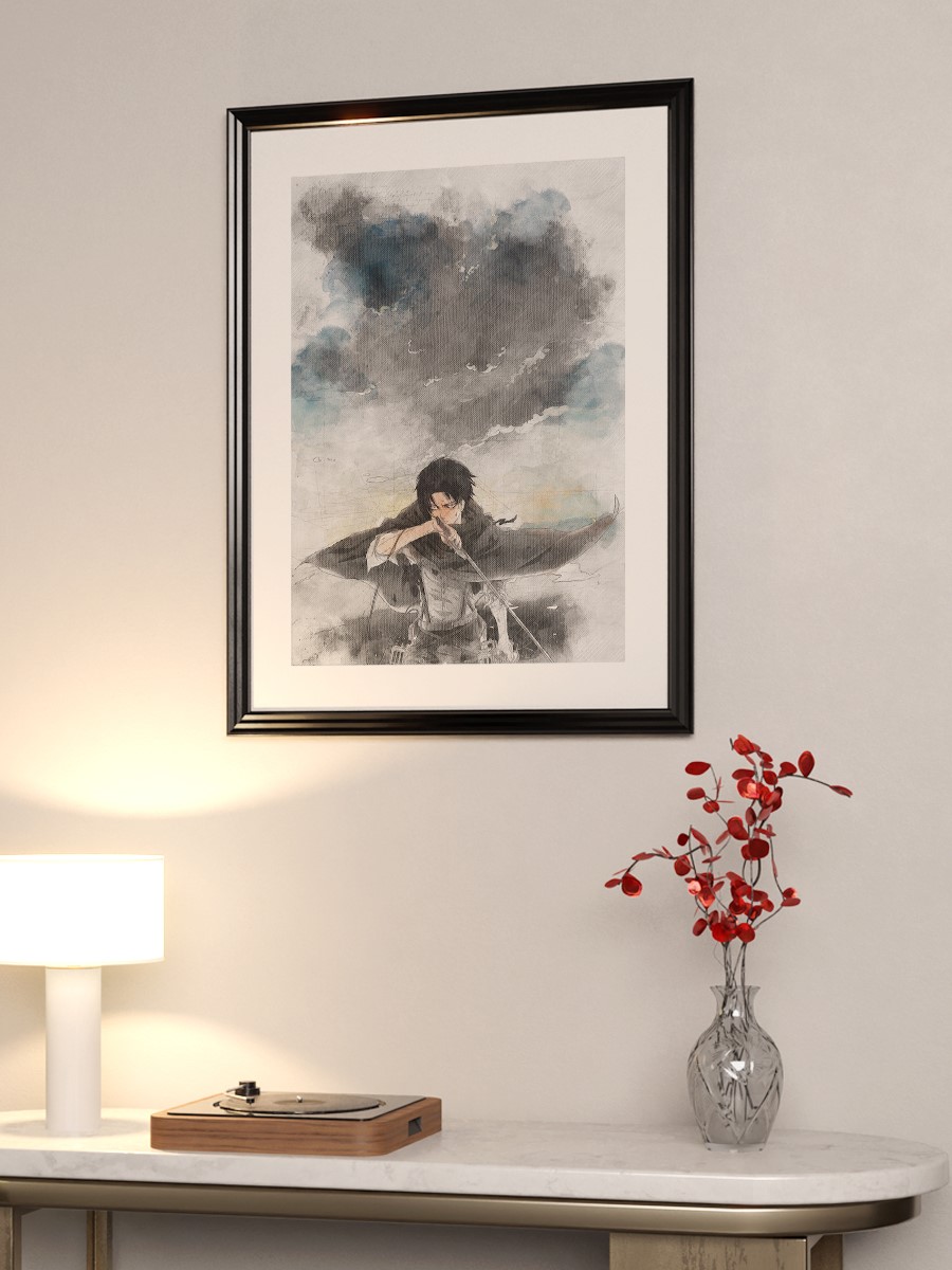Attack on Titan Anime Poster Çerçevesiz Yüksek Kalite Anime Duvar Poster