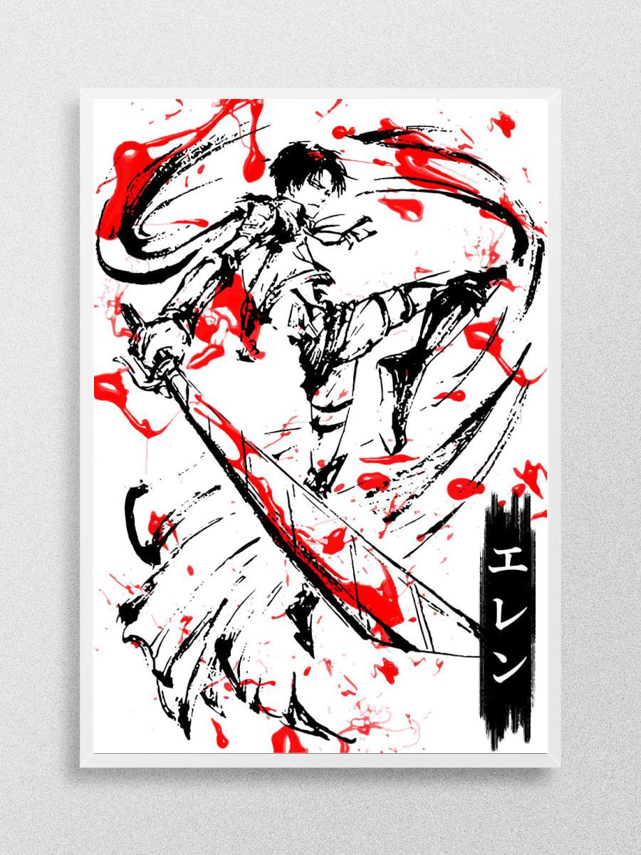 Attack on titan Anime Poster Çerçevesiz Yüksek Kalite Anime Duvar Poster