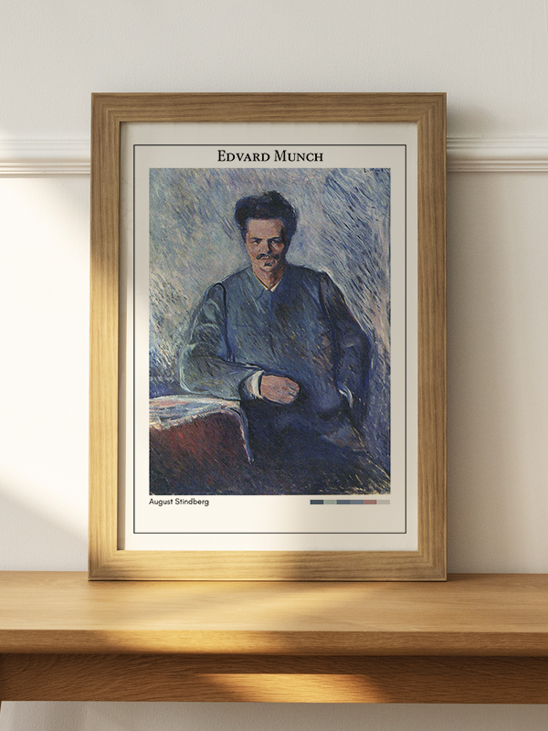 Edvard Munch August Stindberg Poster - En İyi Fiyatlarla