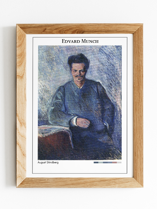 Edvard Munch August Stindberg Poster