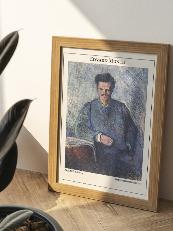 Edvard Munch August Stindberg Poster