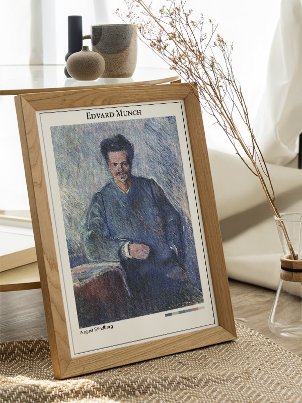 Edvard Munch August Stindberg Poster