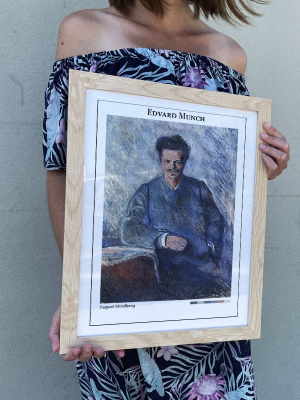 Edvard Munch August Stindberg Poster