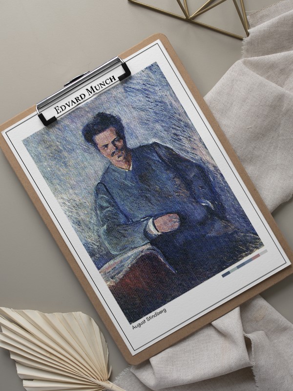Edvard Munch August Stindberg Poster