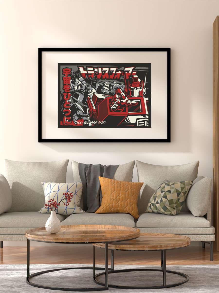 Autobots Team Anime Poster Çerçevesiz Yüksek Kalite Anime Duvar Poster