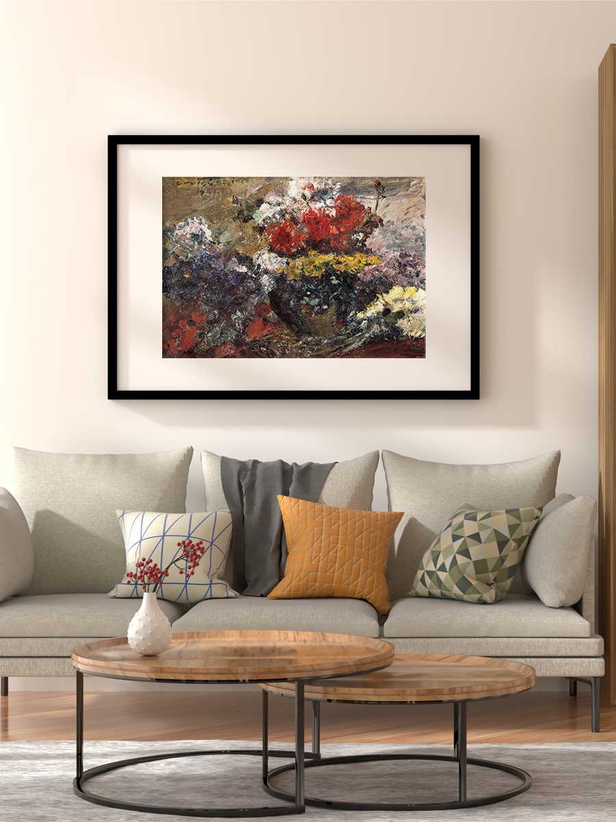 Autumn Flowers Tablo Sanatsal Ünlü Ressam Poster Çerçevesiz Yüksek Kalite Poster