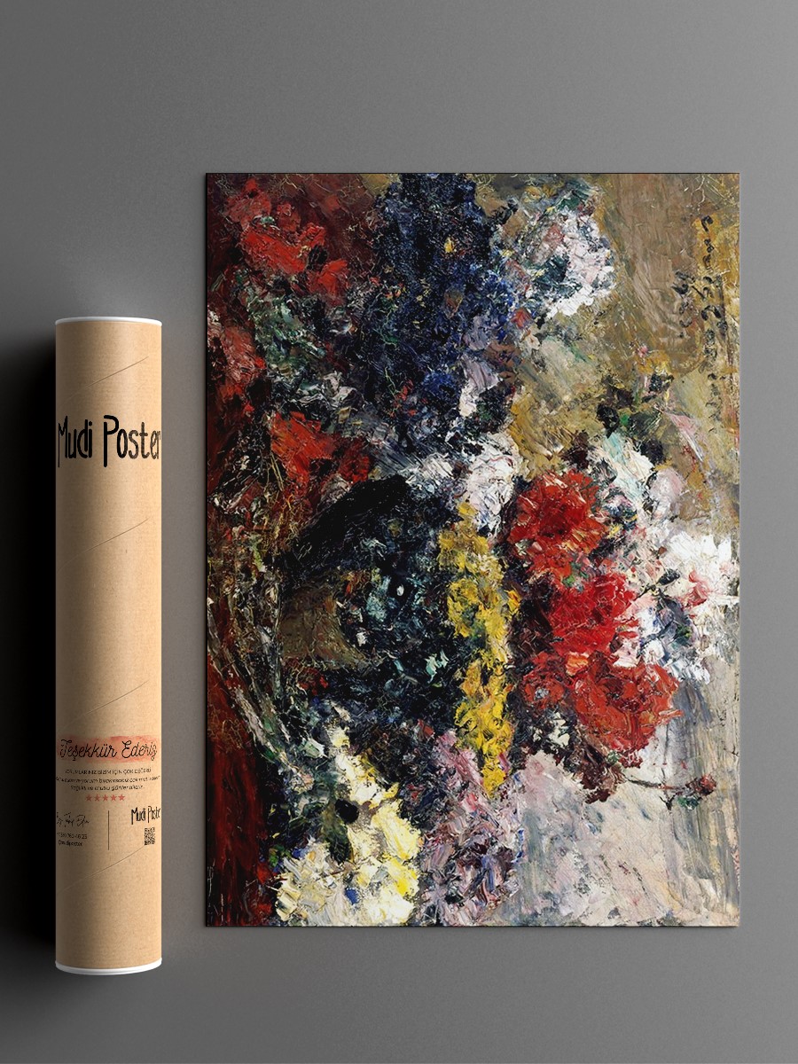 Autumn Flowers Tablo Sanatsal Ünlü Ressam Poster Çerçevesiz Yüksek Kalite Poster