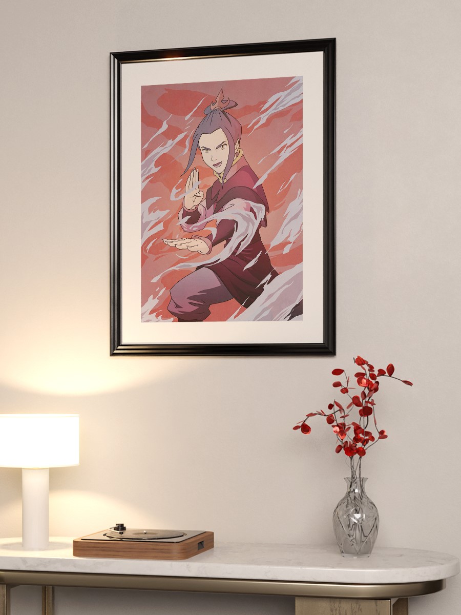 Azula Elements Anime Poster Çerçevesiz Yüksek Kalite Anime Duvar Poster