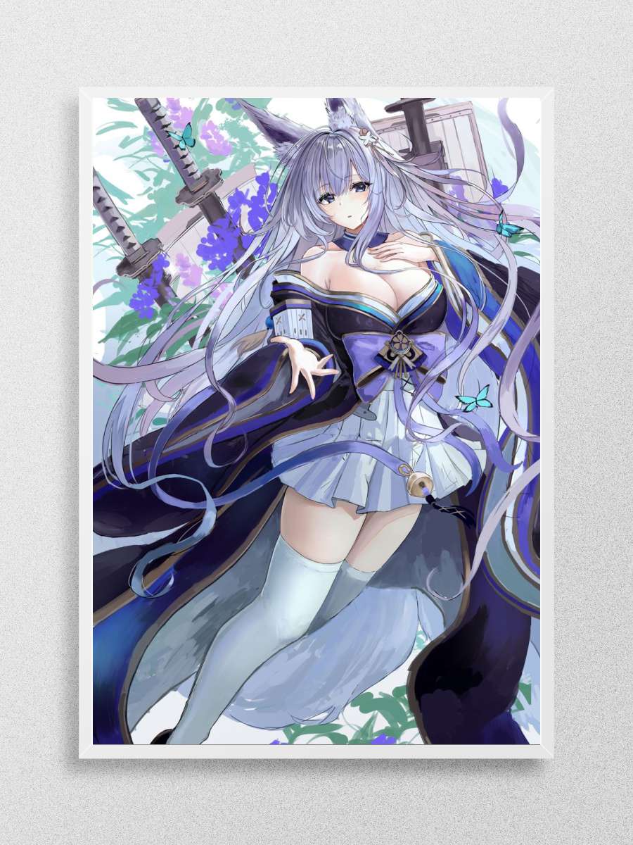 Azur Lane Anime Poster Çerçevesiz Yüksek Kalite Anime Duvar Poster