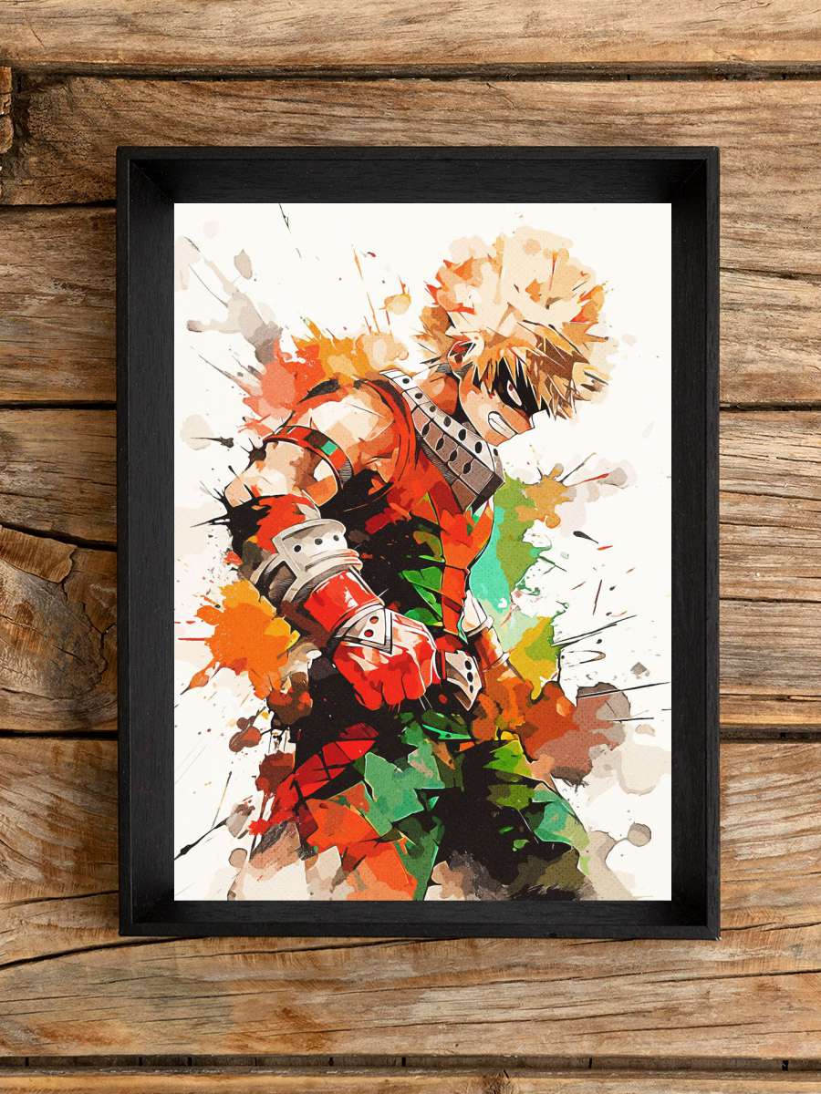 Bakugo Katsuki Anime Poster Çerçevesiz Yüksek Kalite Anime Duvar Poster