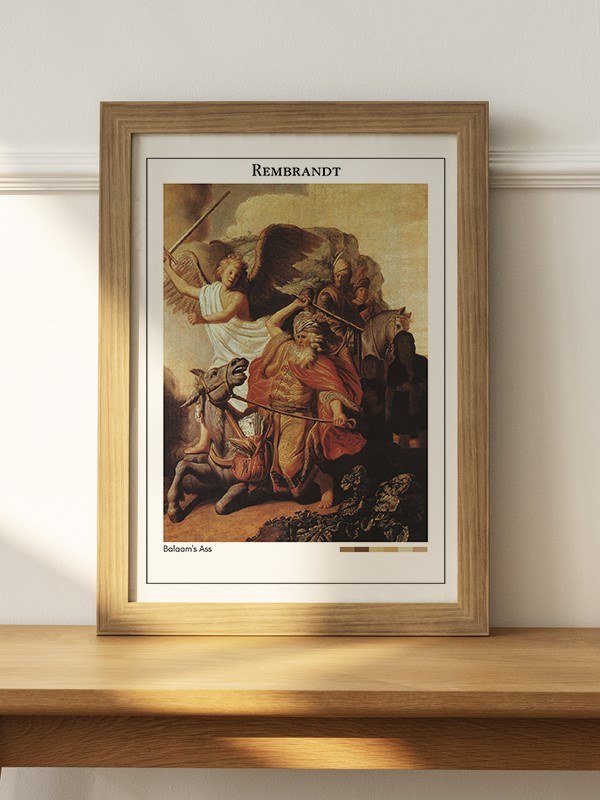 Rembrandt Balaam's Ass Poster - En İyi Fiyatlarla