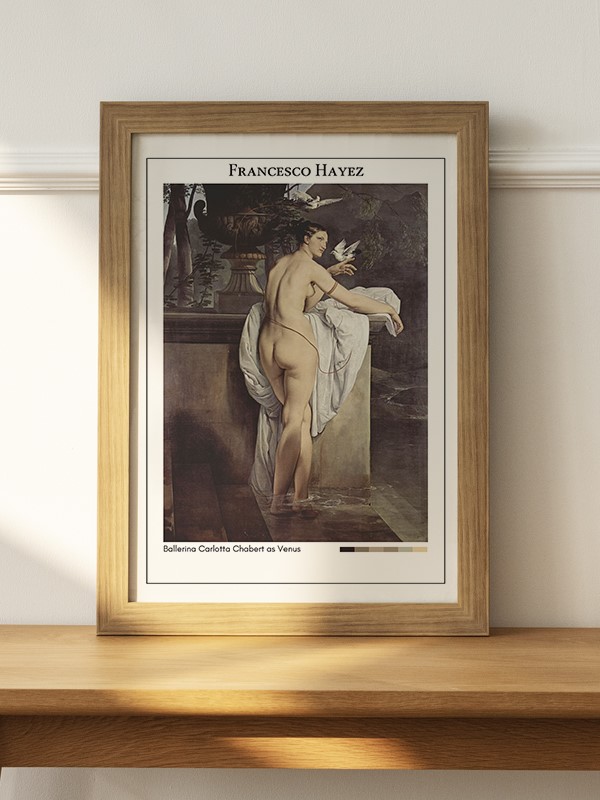 Francesco Hayez Ballerina Carlotta Chabert as Venus Poster - En İyi Fiyatlarla