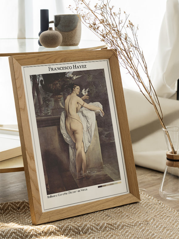 Francesco Hayez Ballerina Carlotta Chabert as Venus Poster