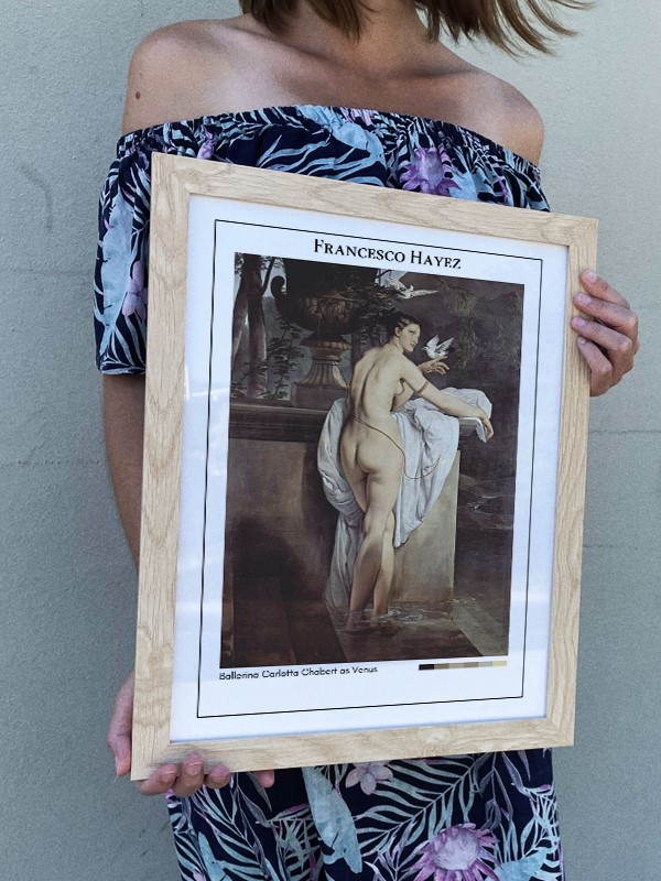 Francesco Hayez Ballerina Carlotta Chabert as Venus Poster