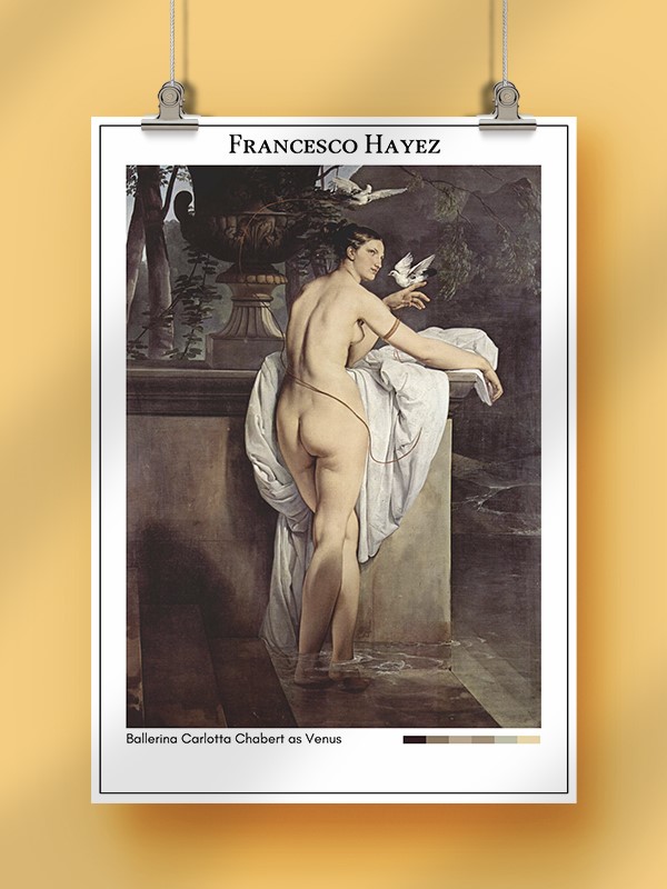 Francesco Hayez Ballerina Carlotta Chabert as Venus Poster