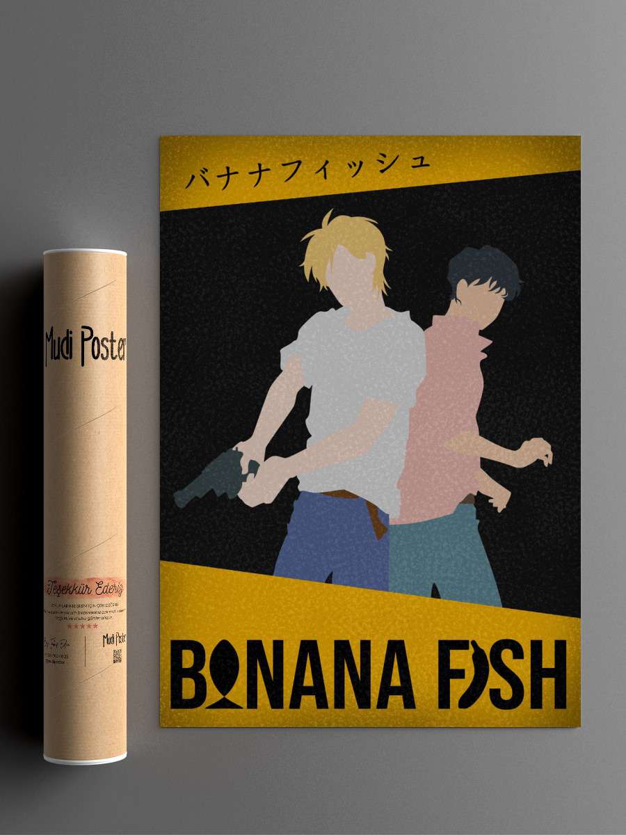 Banana Fish Anime Poster Çerçevesiz Yüksek Kalite Anime Duvar Poster
