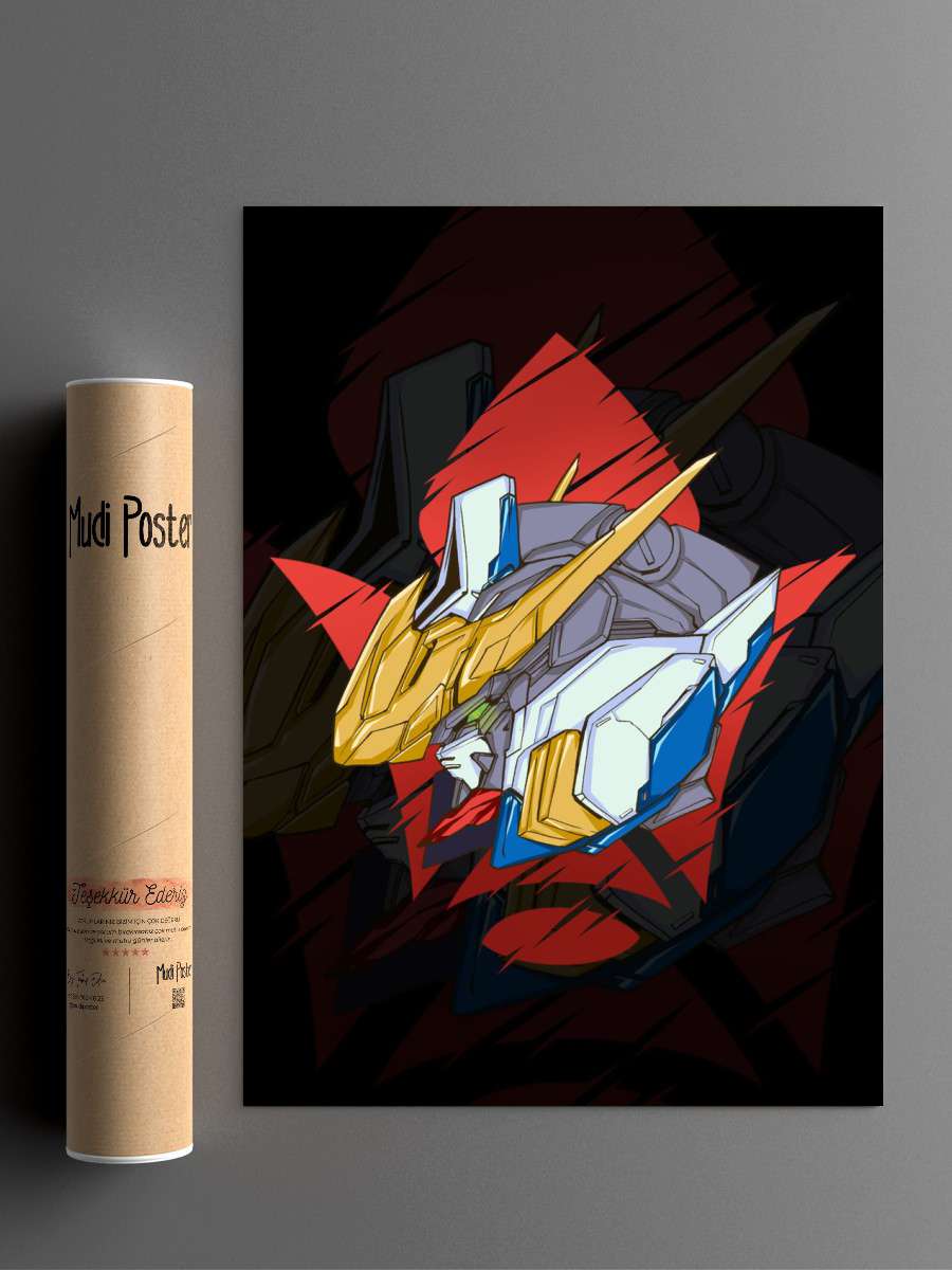 barbatos Anime Poster Çerçevesiz Yüksek Kalite Anime Duvar Poster