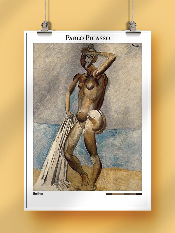 Pablo Picasso Bather Poster