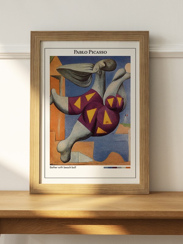 Pablo Picasso Bather with beach ball Poster - En İyi Fiyatlarla