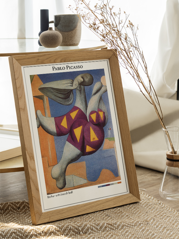 Pablo Picasso Bather with beach ball Poster