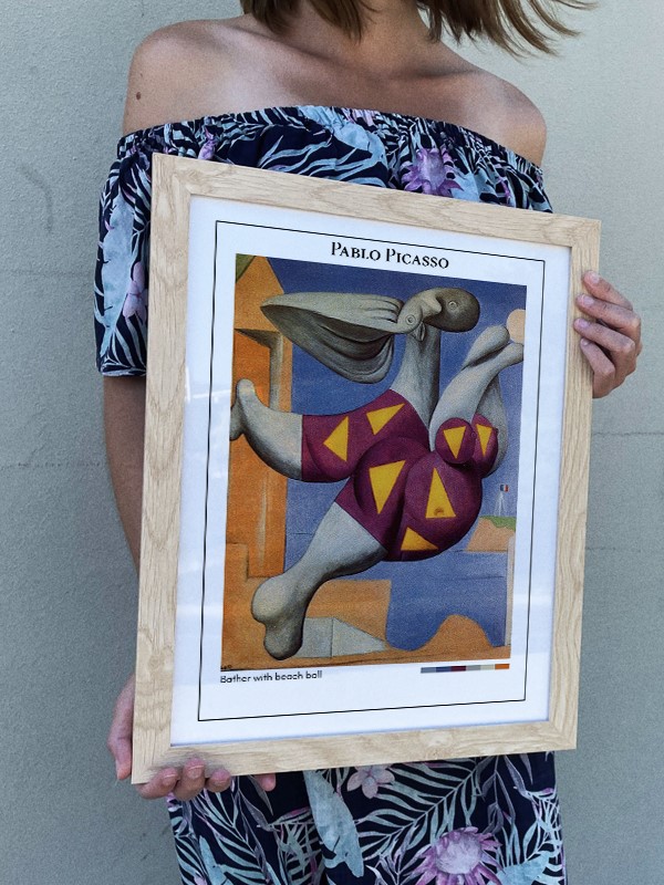 Pablo Picasso Bather with beach ball Poster